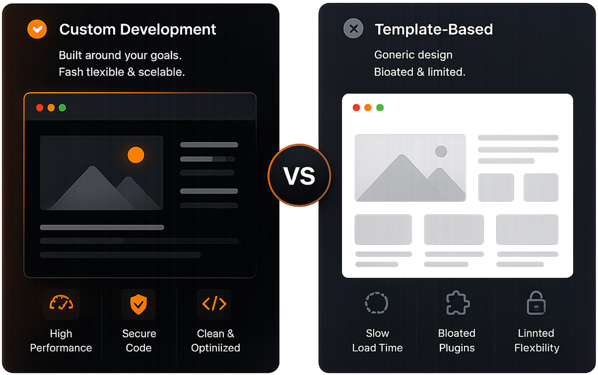 Why Custom Web Development Beats Template-Based Builds